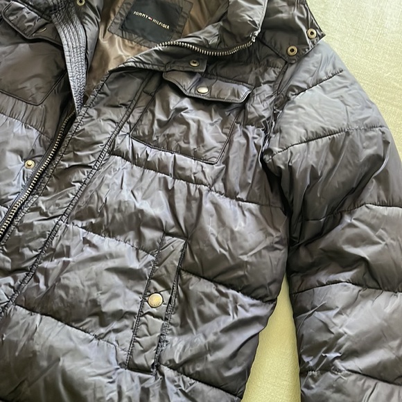 Tommy Hilfiger navy winter jacket - Picture 2 of 6
